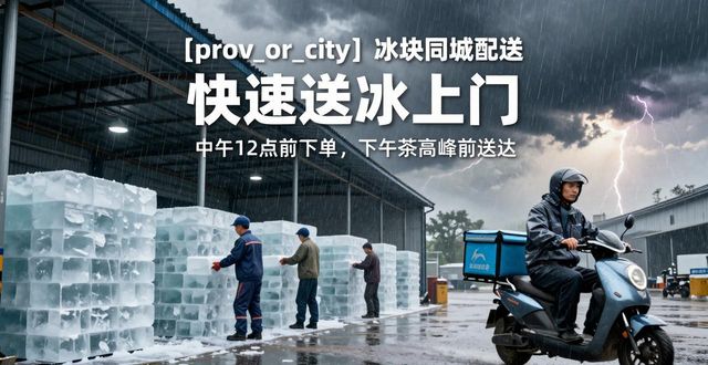 嘉定冰块同城配送 快速送冰上门