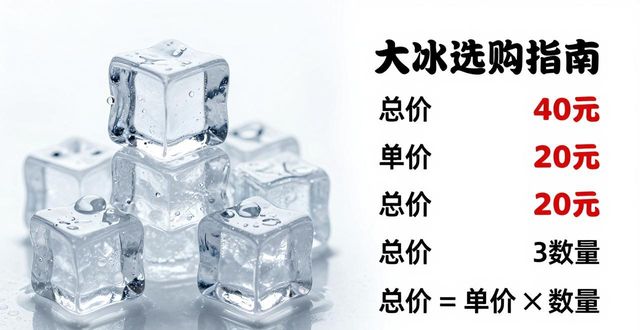 大冰块价格到底怎么算？嘉定冰块选购指南